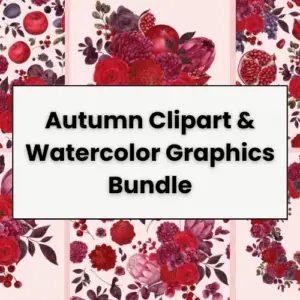 Autumn Watercolor Clipart Bundle — Extended License