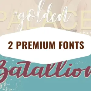 Batallion and Golden Palace Premium Fonts