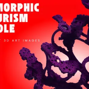 Biomorphic Futurism 3D Art Bundle Commercial License