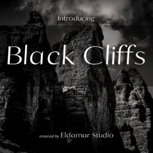 Black Cliffs Font — Extended Commercial License