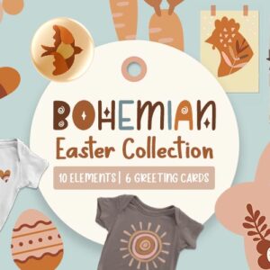 Bohemian Easter Collection Freebie Extended License