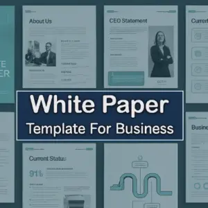 Business White Paper Template — Commercial License