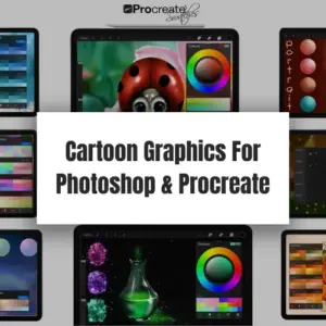Cartoon Graphics for Photoshop & Procreate (Extended)