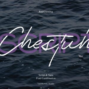 Chestuh Script and Sans Font Duo