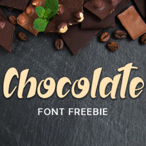 Chocolate Font Freebie — Extended License
