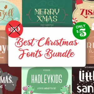 Christmas Fonts Bundle — Extended License Included