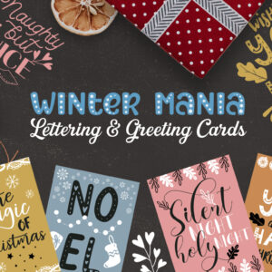 Christmas Lettering and Greeting Cards Extended License