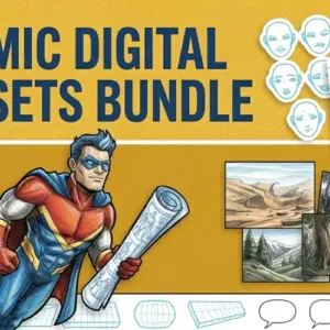 Comic Assets Bundle — Extended License