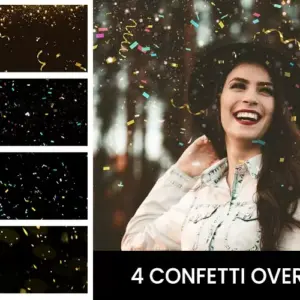 Confetti Photo Overlays Party Pack