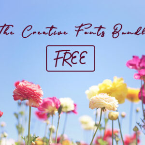Creative Font Bundle: 5 Free Fonts