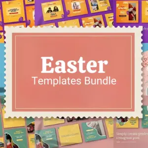 Easter Templates Bundle — Commercial License
