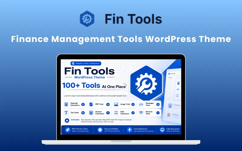 Fin Tools Finance Management WordPress Theme DealsDrean Fin Tools Finance Management Wordpress Theme