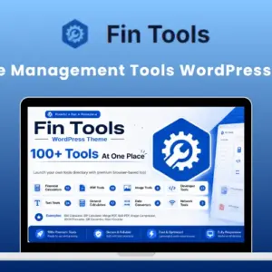 Fin Tools Finance WordPress Theme — Lifetime