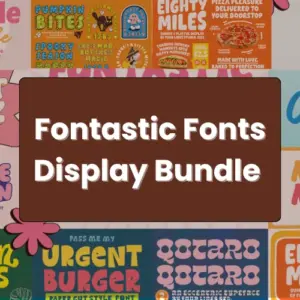 Fontastic Display Fonts Bundle — Commercial License