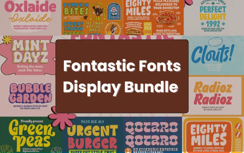 Fontastic Display Fonts Bundle — Commercial License