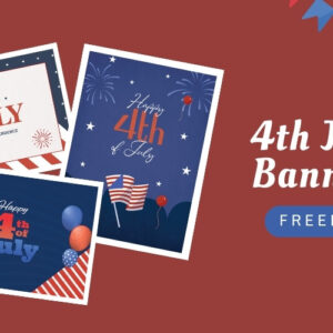 Free 4th of July Banner Pack