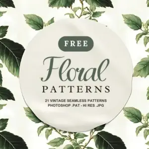Free Floral Patterns Bundle — Extended License