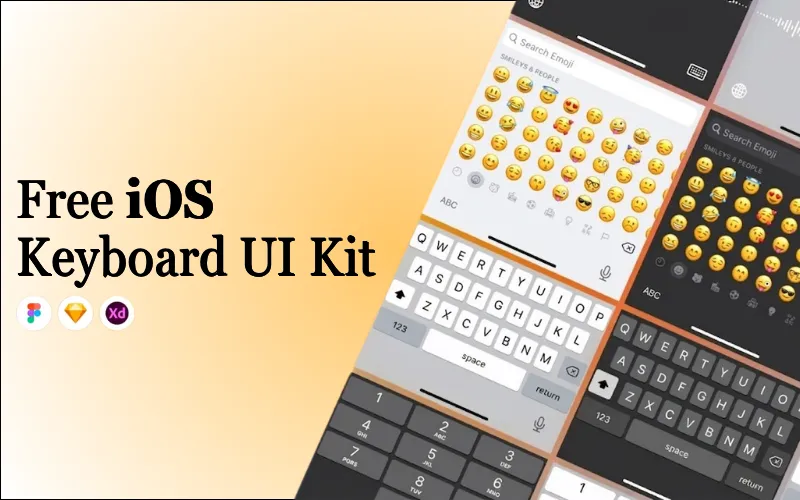Free iOS Keyboard UI Kit — Extended License