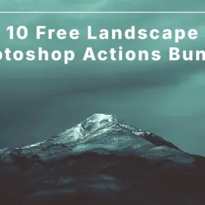 Free Landscape Photoshop Actions — Extended License