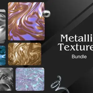 Free Metallic Textures Bundle — Extended License