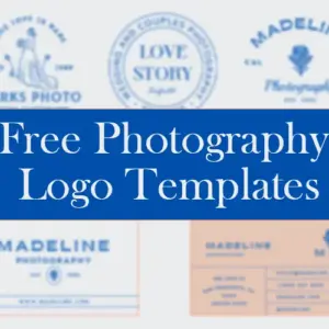 Free Photography Logo Templates — Extended License