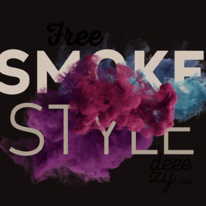 Free Smoke Scene Mockup — Extended License