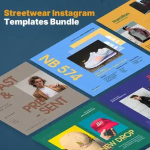 Free Streetwear Instagram Template Pack