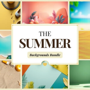 Free Summer Backgrounds Bundle — Extended License