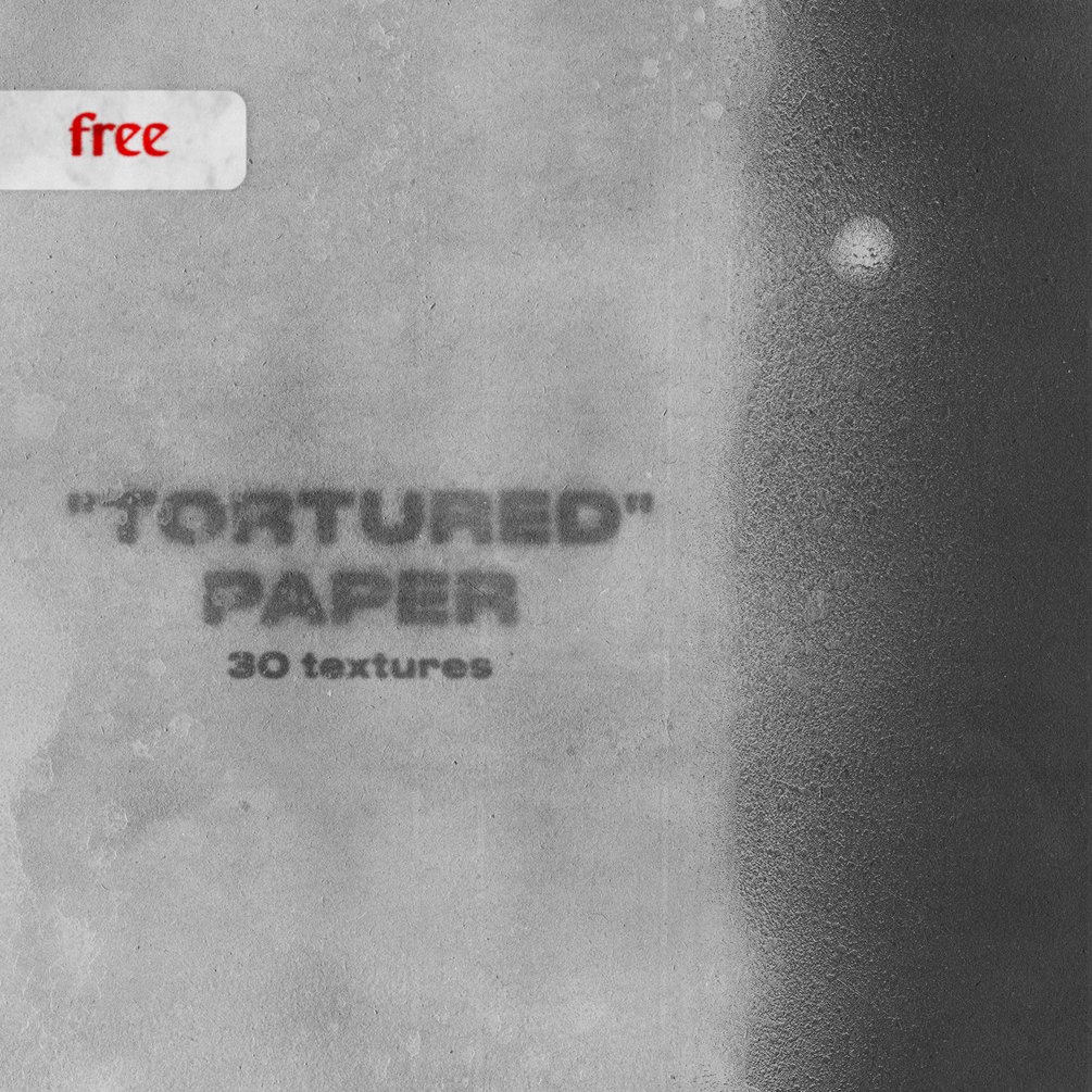 Free Tortured Paper Textures — Extended License