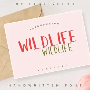 Free WildLife Calligraphy Font Pack