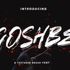 Goshbe Free Streetbrush Display Font