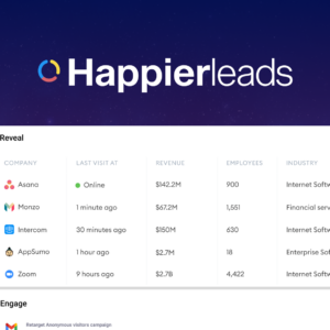 HappierLeads: Smarter Lead Generation Platform (5 words)