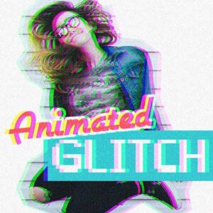 Here are a few 5–7 word options—recommended: "Animated Glitch Effect for Photoshop