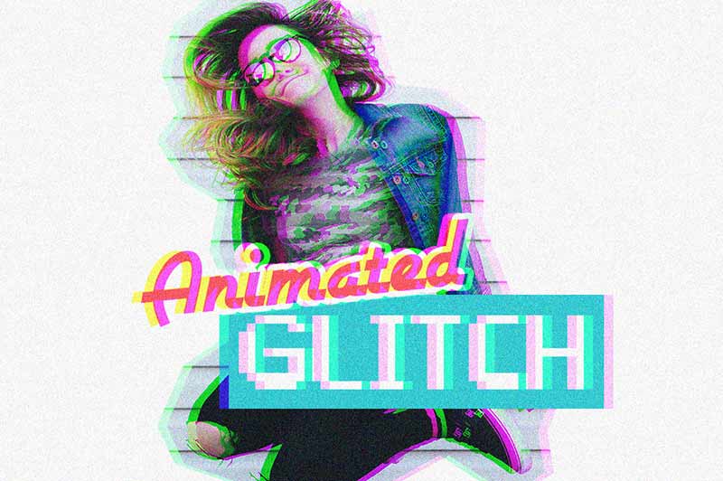 Here are a few 5–7 word options—recommended: "Animated Glitch Effect for Photoshop