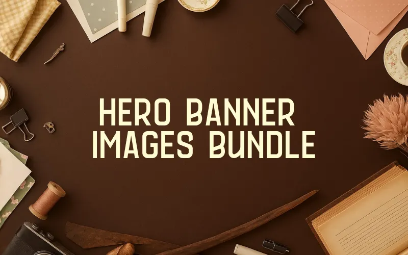 Hero Banner Image Bundle — Commercial License