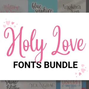 Holy Love Fonts — Extended Commercial License