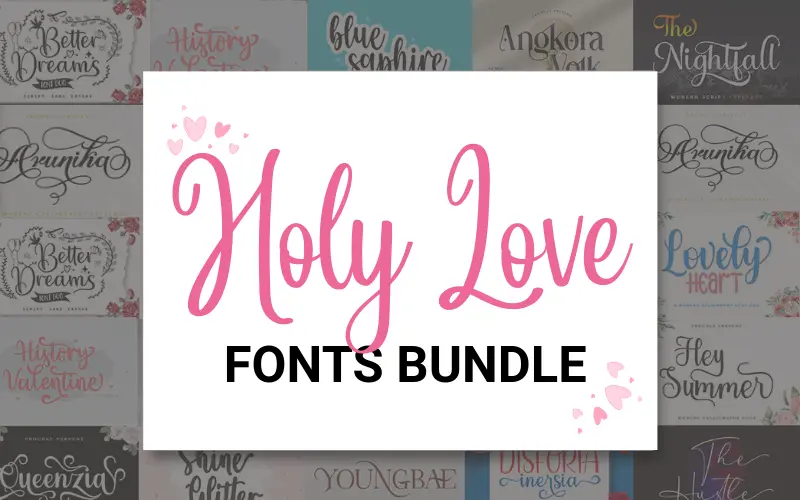 Holy Love Fonts — Extended Commercial License