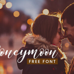 Honeymoon Free Font with Extended License