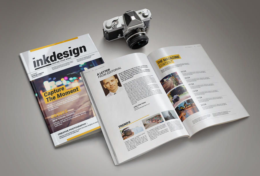 InkDesign Magazine Template — Extended License
