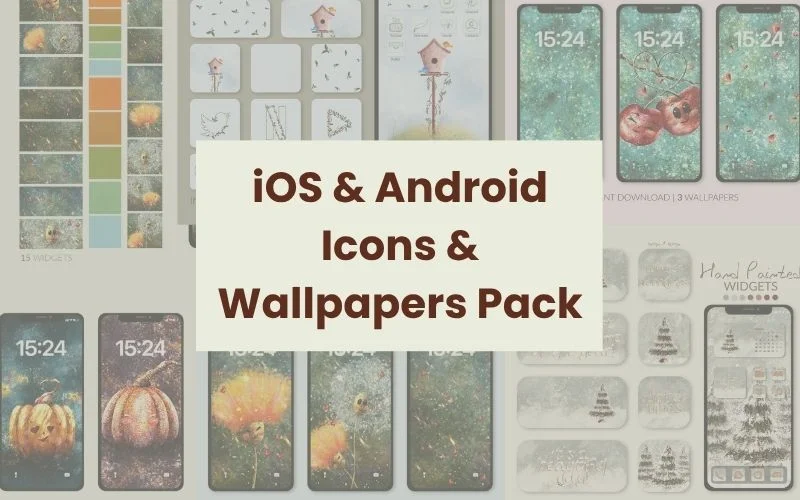 iOS and Android Icons, Wallpapers — Extended License