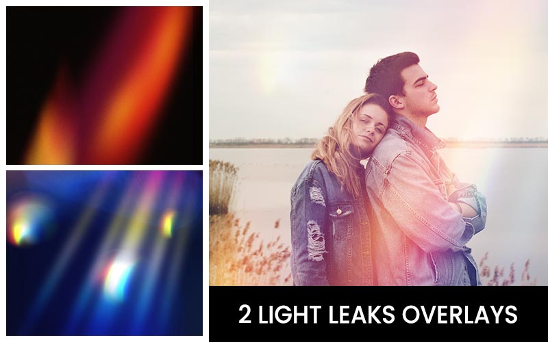 Light Leak Overlay Pack — Extended License