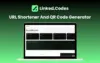 Linked.Codes: URL Shortener and QR Generator