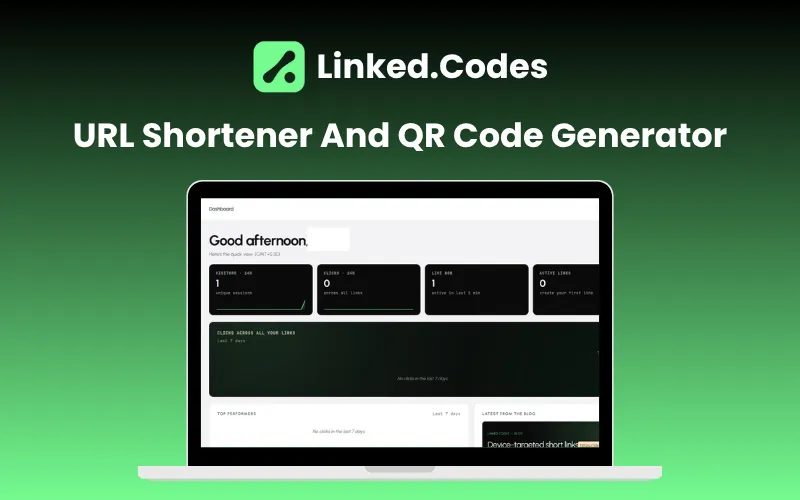 Linked.Codes: URL Shortener and QR Generator
