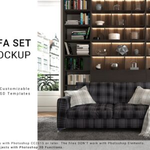 Living Room Sofa Set Mockups Freebie