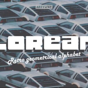 Lorean Font Freebie with Extended License