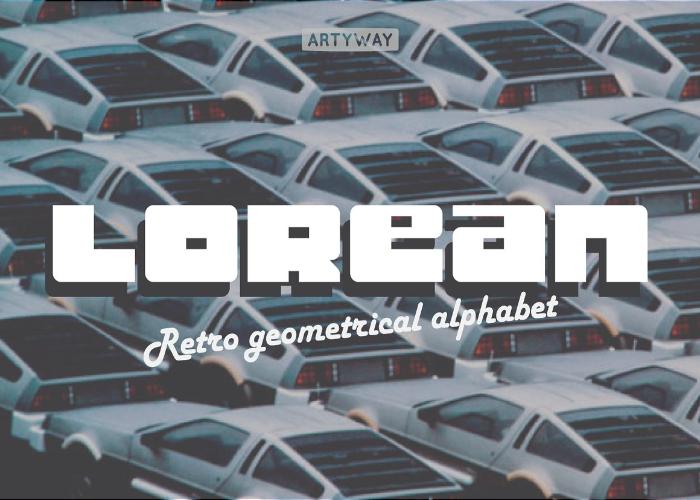 Lorean Font Freebie with Extended License
