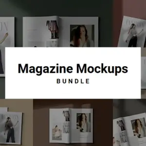 Magazine Mockups Bundle — Extended Commercial License