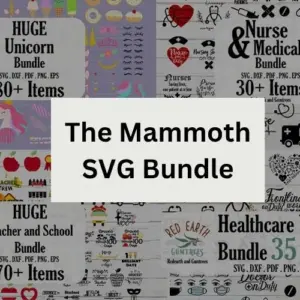 Mammoth SVG Bundle with Commercial License