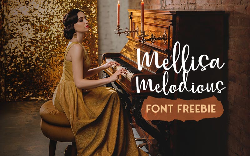 Mellisa Melodious Font Freebie Extended License