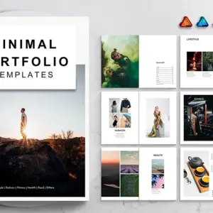 Minimal Portfolio Template Pack with Commercial License